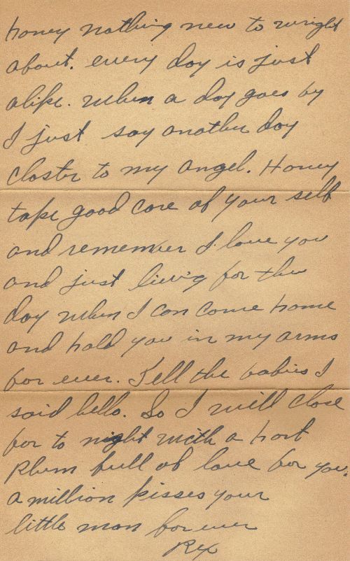 Letter Rex H. Hamby
